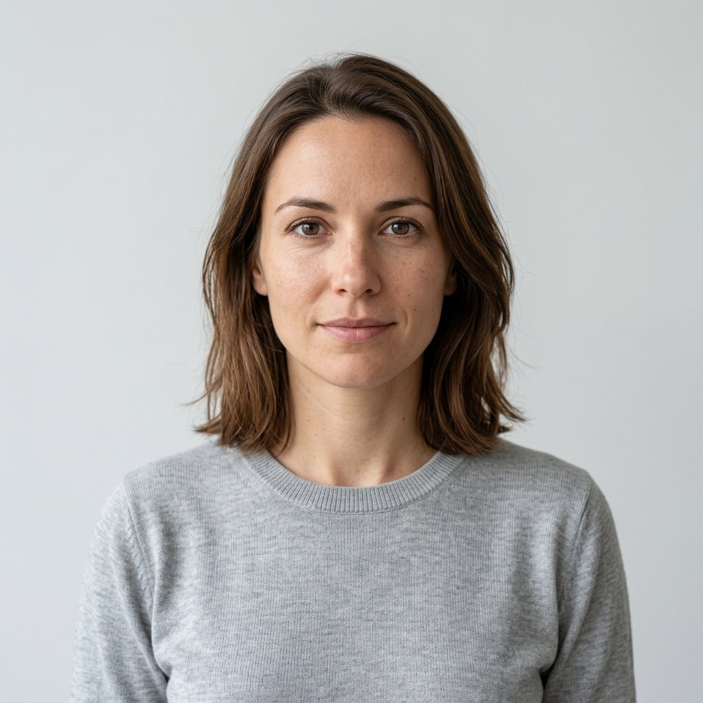 Image de départ : un portrait de face